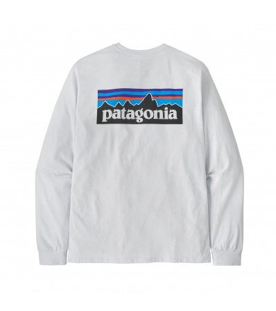 Blouse Patagonia Long-Sleeved P-6 Logo Responsibili-Tee M's