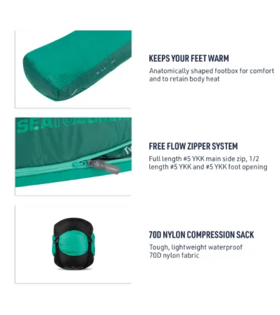 Sea to Summit Traverse TVII -4C Regular Left Zip