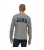 Blouse Patagonia Long-Sleeved P-6 Logo Responsibili-Tee M's